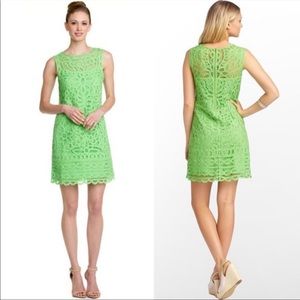 Small Lily Pulitzer Green Lace Dress